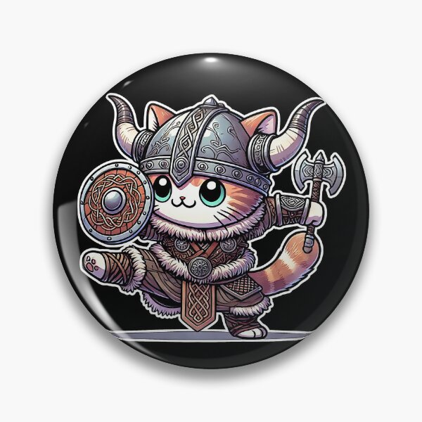 Item preview, Viking Cat Kawaii Fighter Fun designed and sold by lAnJefurtifeu.