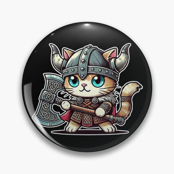 Item preview, Viking Cat Kawaii Fighter Fun designed and sold by lAnJefurtifeu.