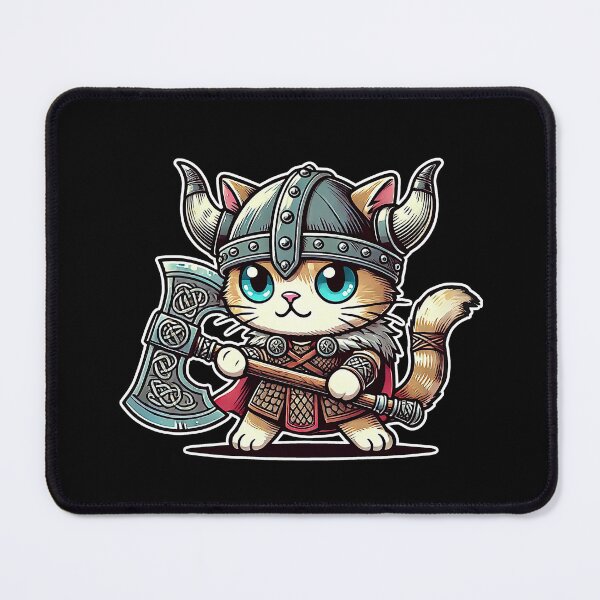 Item preview, Viking Cat Kawaii Fighter Fun designed and sold by lAnJefurtifeu.
