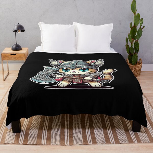 Item preview, Viking Cat Kawaii Fighter Fun designed and sold by lAnJefurtifeu.
