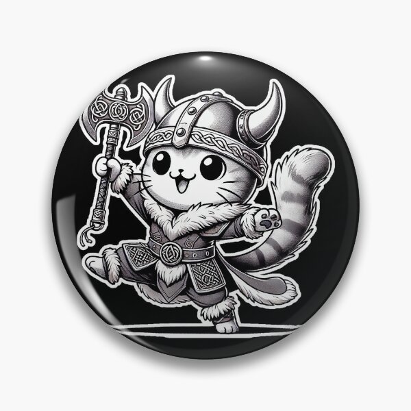 Item preview, Viking Cat Kawaii Fighter Fun designed and sold by lAnJefurtifeu.