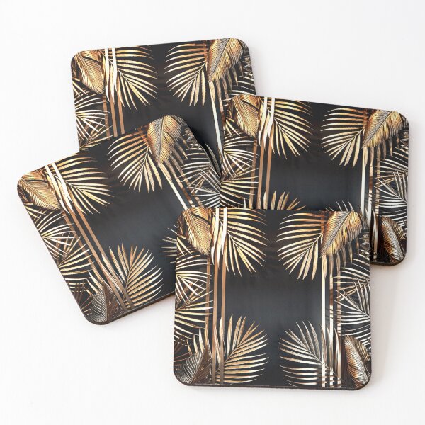 Item preview, Luxurious Golden Palm Leaves designed and sold by Exodoi.