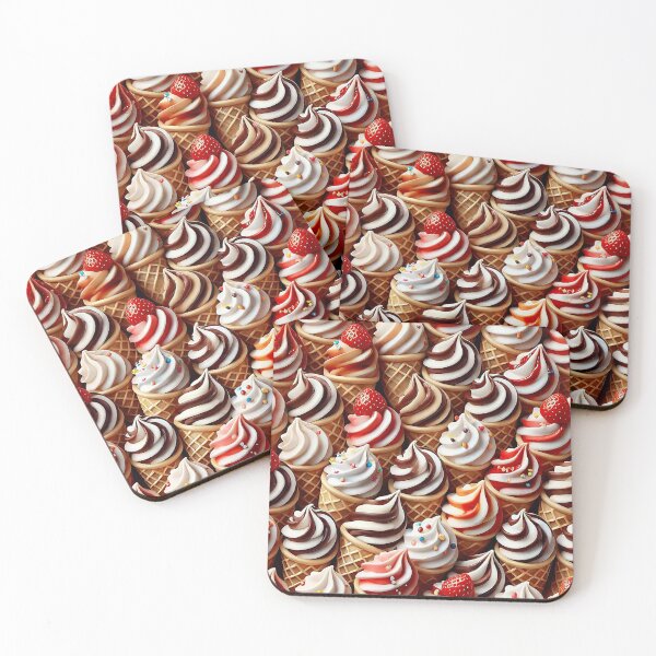Item preview, Icecream Cones Pattern designed and sold by PuuuurfectAngel.