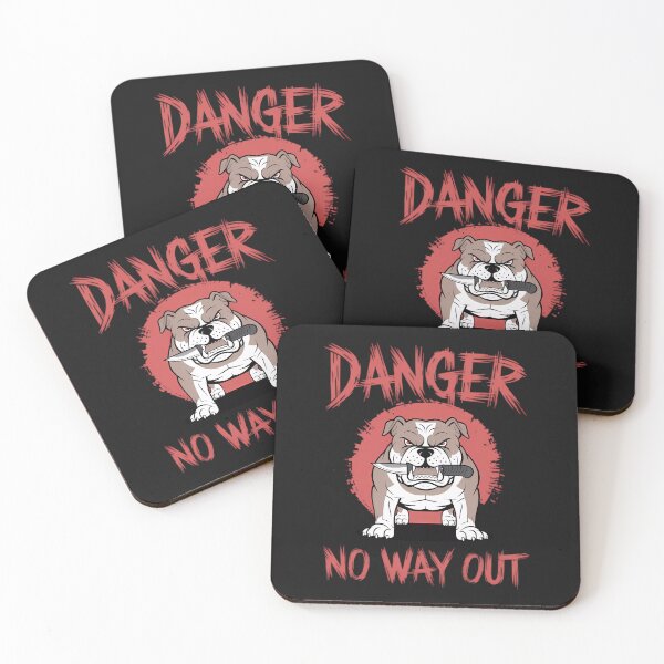 Item preview, Danger, no way out, angy dog designed and sold by BugiDesignArt.