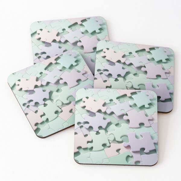 Item preview, Pastel Puzzle Pieces Background designed and sold by hjian8219.