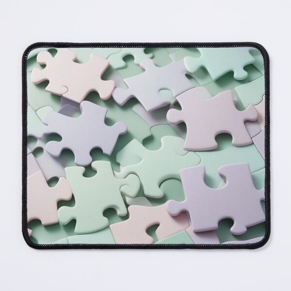 Item preview, Pastel Puzzle Pieces Background designed and sold by hjian8219.