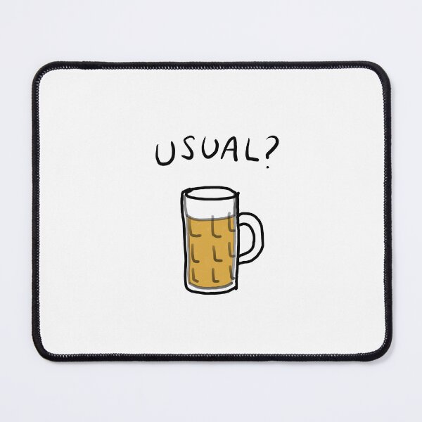 Item preview, Usual Beer designed and sold by AnnieForeman.