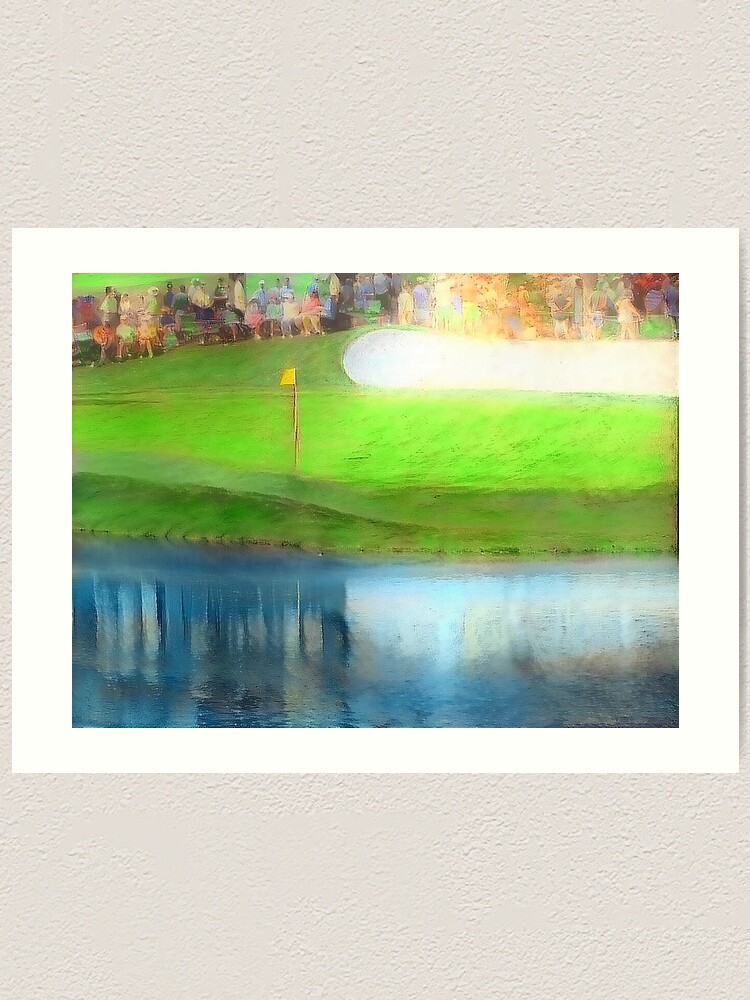The Masters The Masters Golf Masters Golf 16th Hole Augusta  National Masters Tournament Art Print