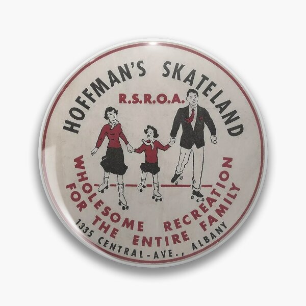 Item preview, Hoffmans Skateland Albany New York Roller Skating Rink Sticker Decal Label designed and sold by tislord.