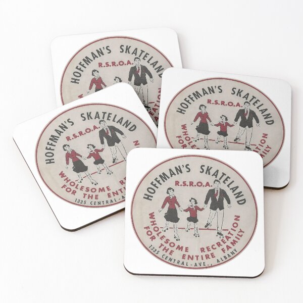 Item preview, Hoffmans Skateland Albany New York Roller Skating Rink Sticker Decal Label designed and sold by tislord.