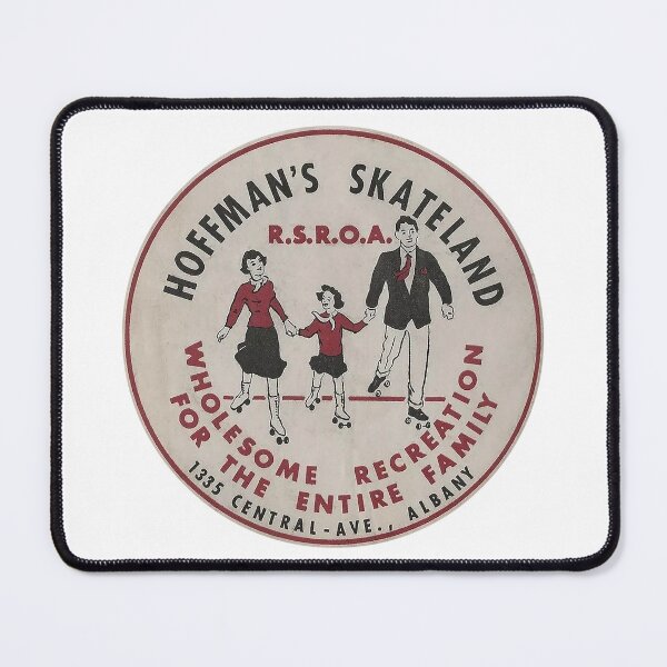 Item preview, Hoffmans Skateland Albany New York Roller Skating Rink Sticker Decal Label designed and sold by tislord.