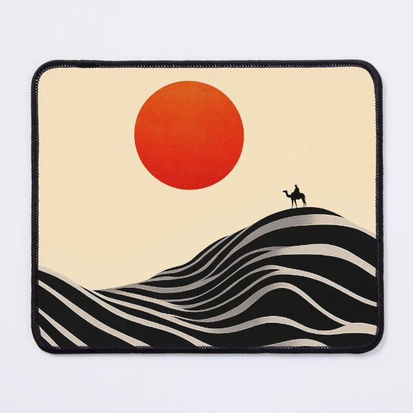 Item preview, Desert infinite paths minimalist poster designed and sold by PrintyArts.