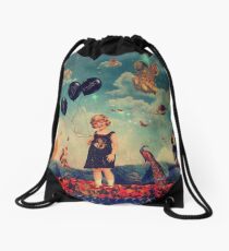 Here Is No Why Drawstring Bag