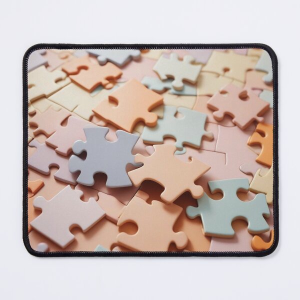 Item preview,  Pastel Puzzle Pieces Background designed and sold by hjian8219.