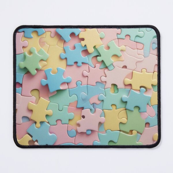 Item preview,  Pastel Puzzle Pieces Background designed and sold by hjian8219.