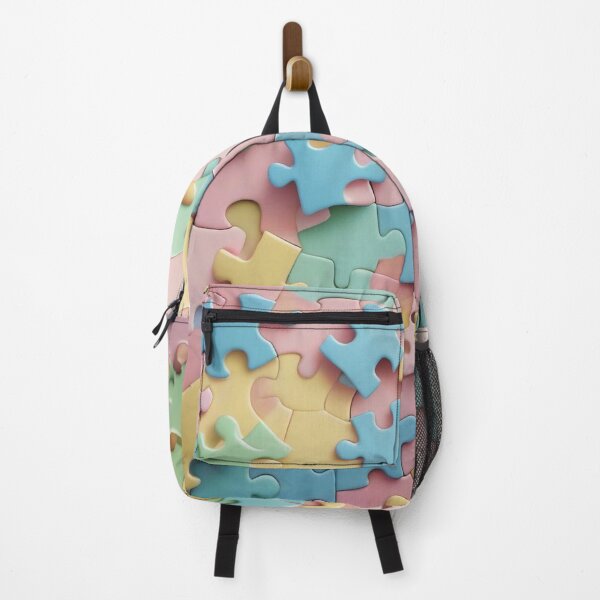 Item preview, Pastel Puzzle Pieces Background designed and sold by hjian8219.