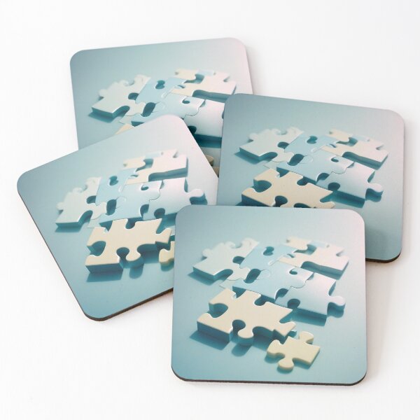 Item preview, Pastel Puzzle Pieces Background designed and sold by hjian8219.