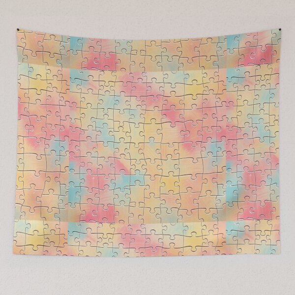 Item preview, Pastel Puzzle Pieces Background designed and sold by hjian8219.