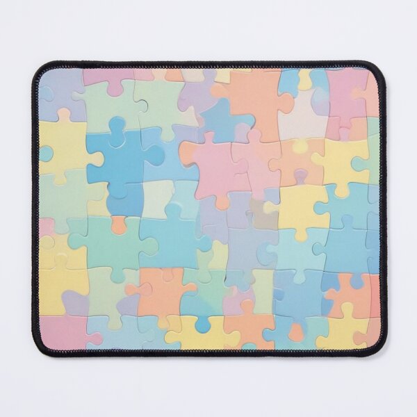 Item preview, Pastel Puzzle Pieces Background designed and sold by hjian8219.