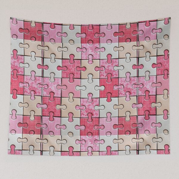 Item preview, Pastel Puzzle Pieces Background designed and sold by hjian8219.