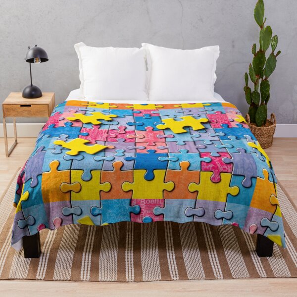 Item preview, Pastel Puzzle Pieces Background designed and sold by hjian8219.