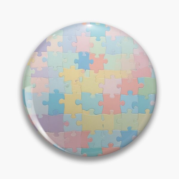 Item preview,  Pastel Puzzle Pieces Background designed and sold by hjian8219.