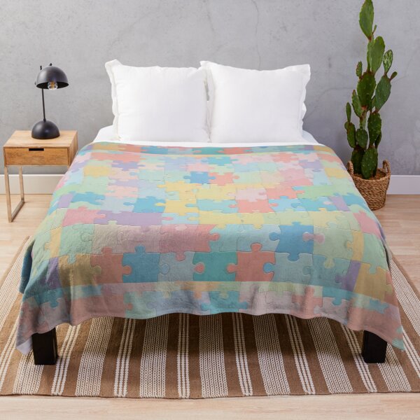 Item preview,  Pastel Puzzle Pieces Background designed and sold by hjian8219.