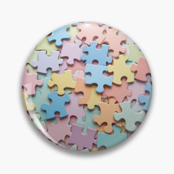 Item preview, Pastel Puzzle Pieces Background designed and sold by hjian8219.