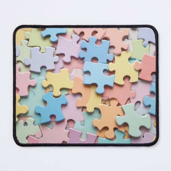 Item preview, Pastel Puzzle Pieces Background designed and sold by hjian8219.