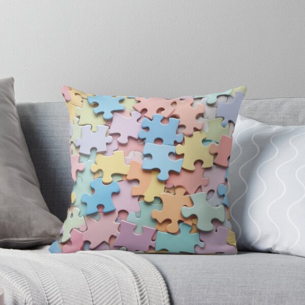 Item preview, Pastel Puzzle Pieces Background designed and sold by hjian8219.