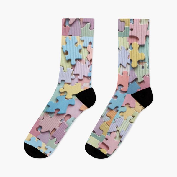 Item preview, Pastel Puzzle Pieces Background designed and sold by hjian8219.