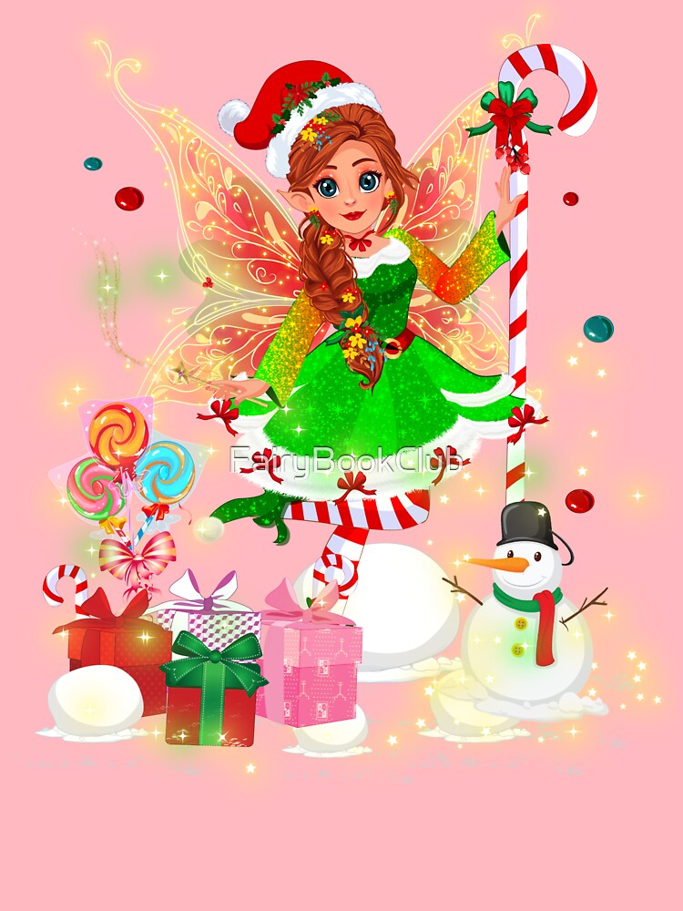 Thumbnail 5 of 5, Kids Pullover Hoodie, A Fairy Merry Christmas – Where Imagination Meets Holiday Magic! designed and sold by FairyBookClub.
