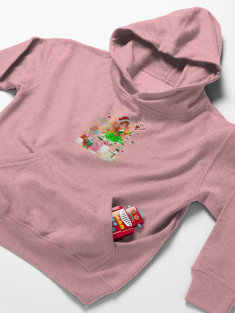 Thumbnail 4 of 5, Kids Pullover Hoodie, A Fairy Merry Christmas – Where Imagination Meets Holiday Magic! designed and sold by FairyBookClub.