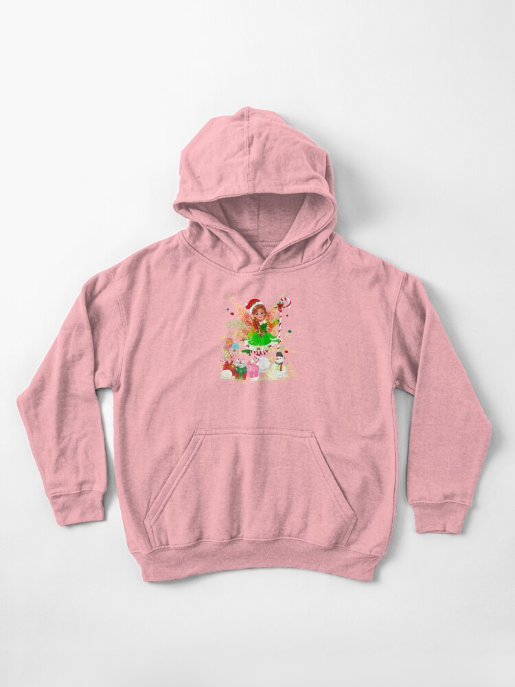 Thumbnail 1 of 5, Kids Pullover Hoodie, A Fairy Merry Christmas – Where Imagination Meets Holiday Magic! designed and sold by FairyBookClub.
