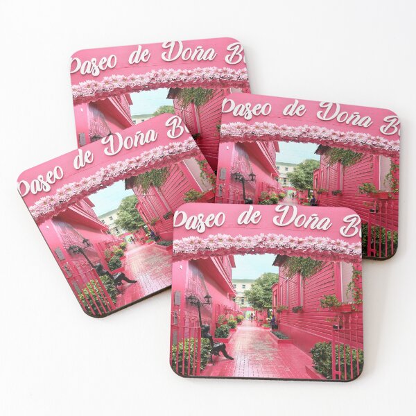 Item preview, Puerto Plata - Dominican Republic Caribbean Pink Street designed and sold by Adam Gormley.