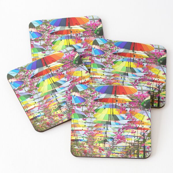 Item preview, Puerto Plata - Dominican Republic Colourful Umbrellas designed and sold by Adam Gormley.