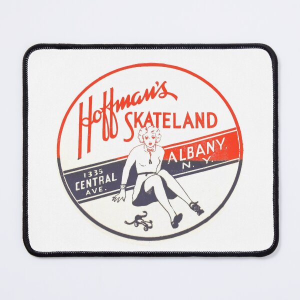 Item preview, Hoffmans Skateland Albany New York Roller Skating Rink Sticker Decal Label Design 2 designed and sold by tislord.