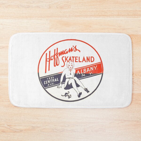 Item preview, Hoffmans Skateland Albany New York Roller Skating Rink Sticker Decal Label Design 2 designed and sold by tislord.