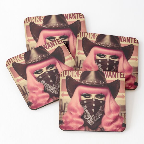 Item preview, Masked Cowgirl- Hunks Wanted! designed and sold by williamlharvey.