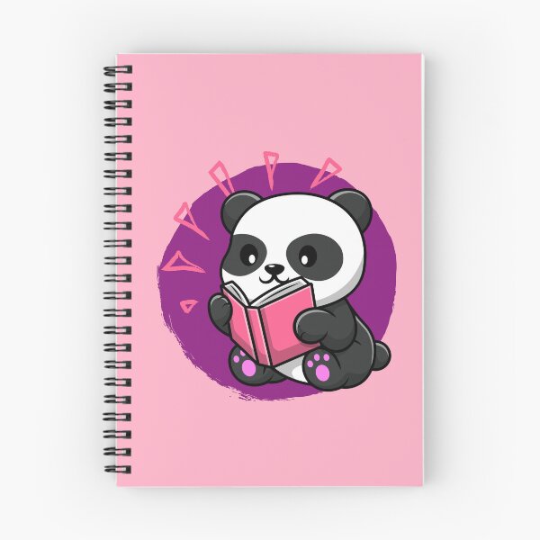 Item preview, Pretty Panda Bear - Panda Reading a Book designed and sold by CMB-Editing.