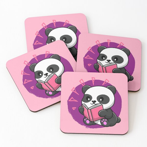 Item preview, Pretty Panda Bear - Panda Reading a Book designed and sold by CMB-Editing.