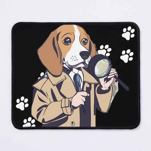 Item preview, Beagle Sniffing Out Trouble - Detective Dog Design designed and sold by JCRockDesign.