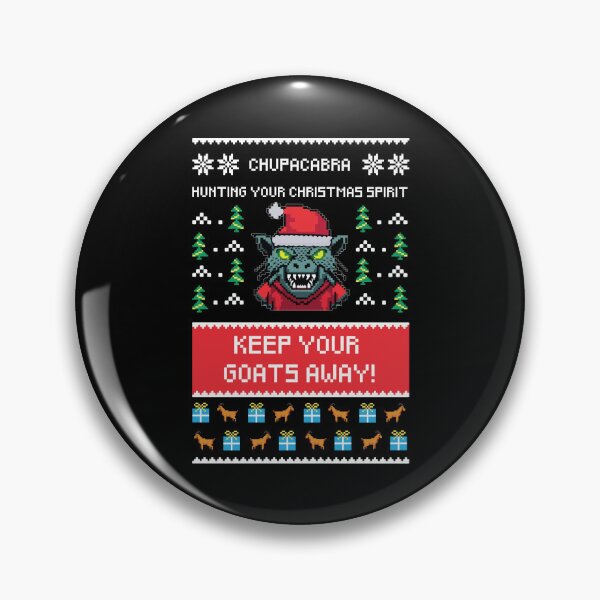 Item preview, Cryptid Ugly Christmas Chupacabra designed and sold by Getup-clothing.