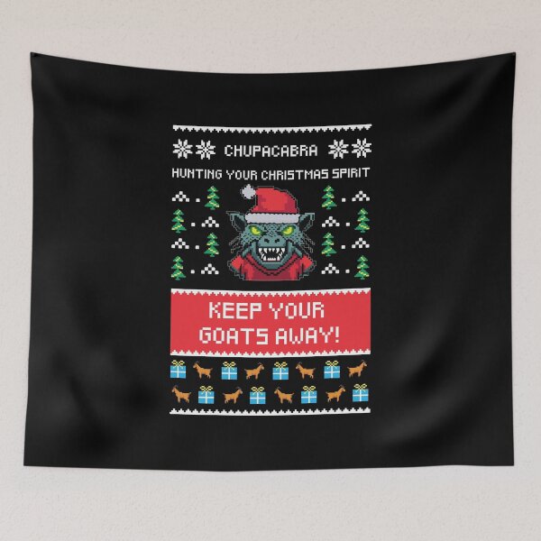 Item preview, Cryptid Ugly Christmas Chupacabra designed and sold by Getup-clothing.