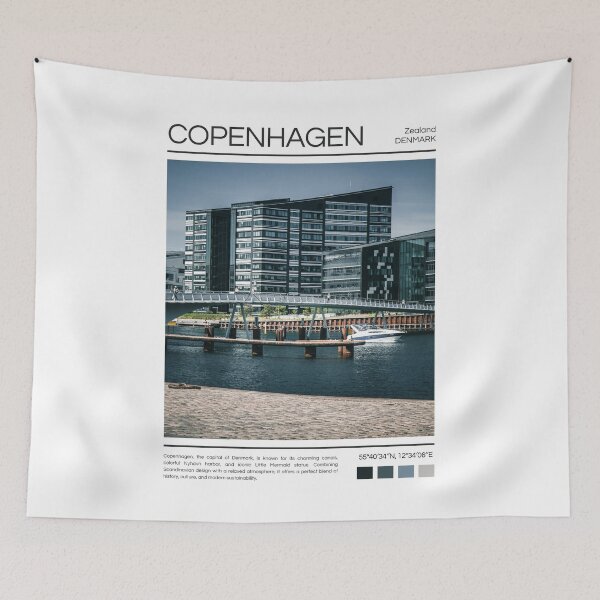 Aperçu de l'œuvre Copenhague - Danemark - Photographie créée et vendue par StudioRedKoala.