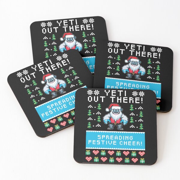 Item preview, Cryptid Ugly Christmas Yeti designed and sold by Getup-clothing.