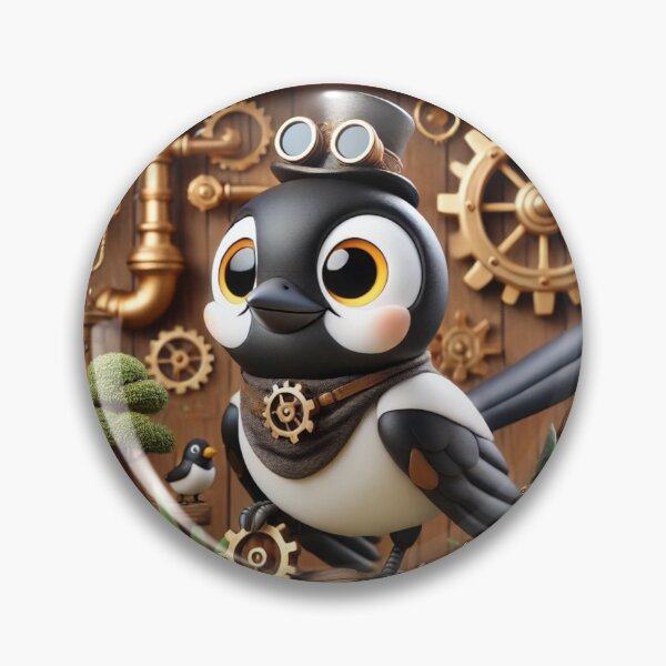 Item preview, Steampunk Magpie designed and sold by Sillytoe.