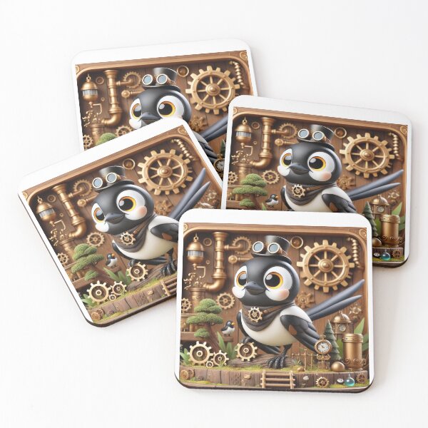 Item preview, Steampunk Magpie designed and sold by Sillytoe.