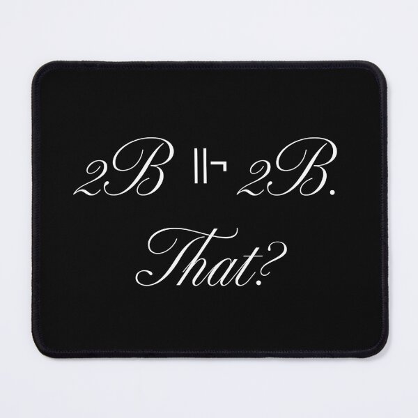 Item preview, To be or not to be (white) designed and sold by fluffymackeral.