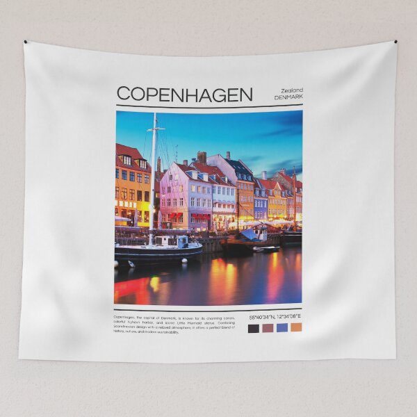 Aperçu de l'œuvre Copenhague - Danemark - Photographie créée et vendue par StudioRedKoala.